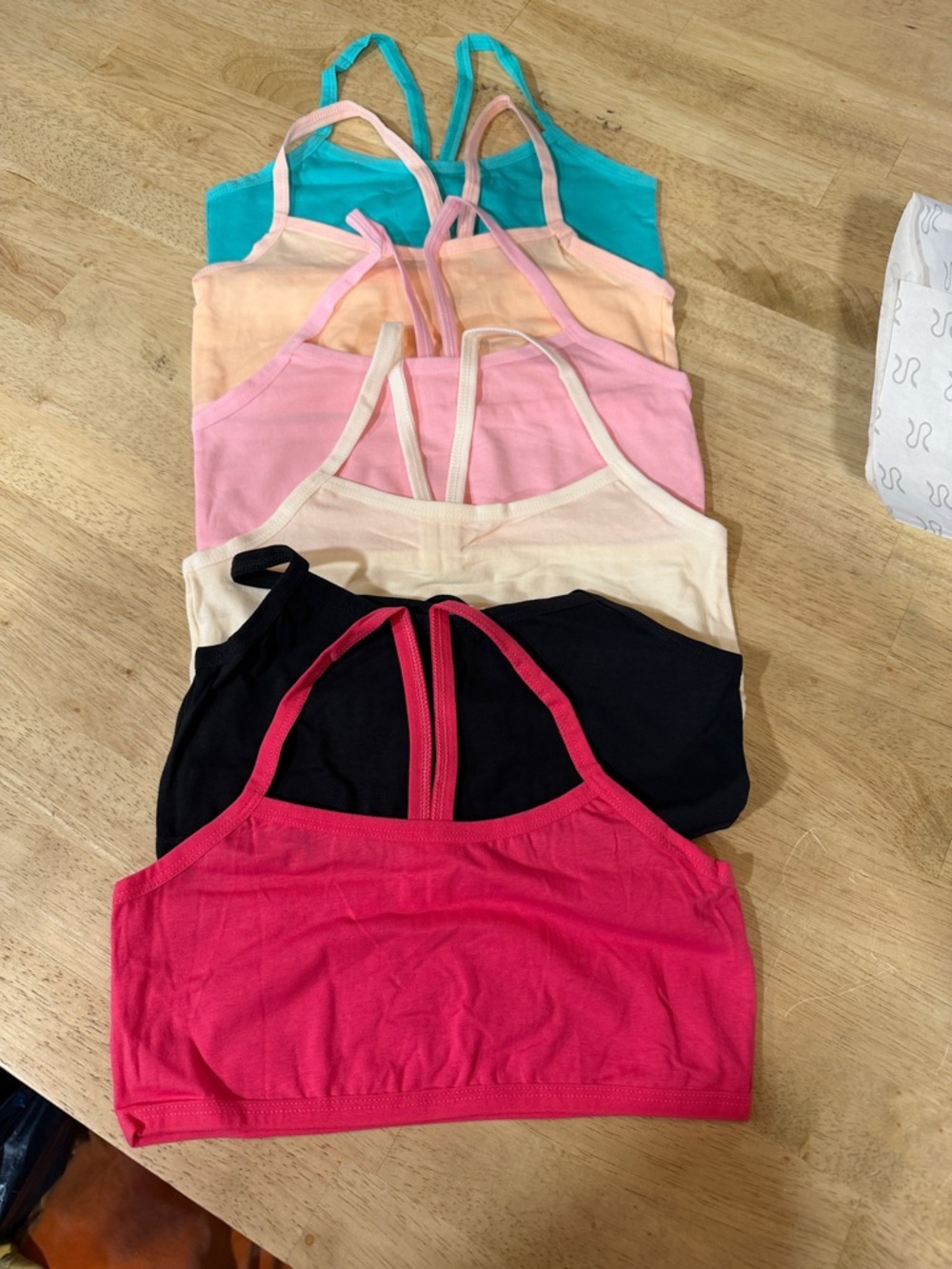 Women’s Seamless Cotton Bralette - Pack of Mixed Colors(6)